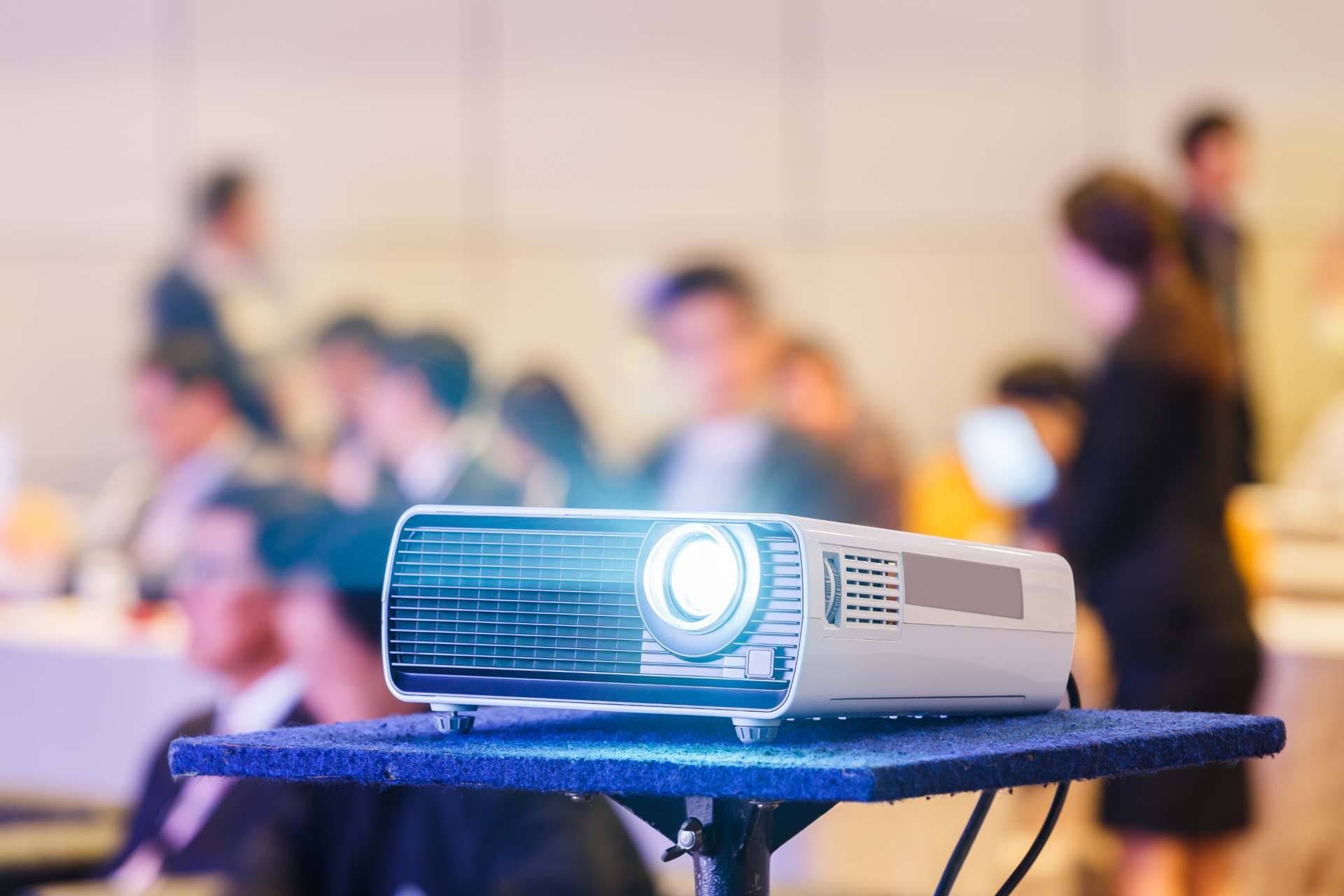 Projector a meeting